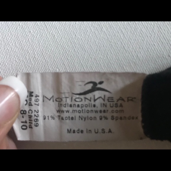 Motionwear Child’s Black Leotard - Picture 4 of 4